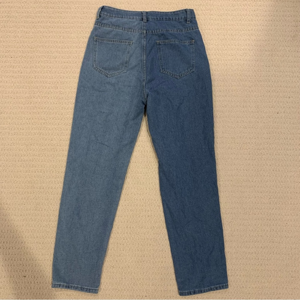 Split Color Jeans